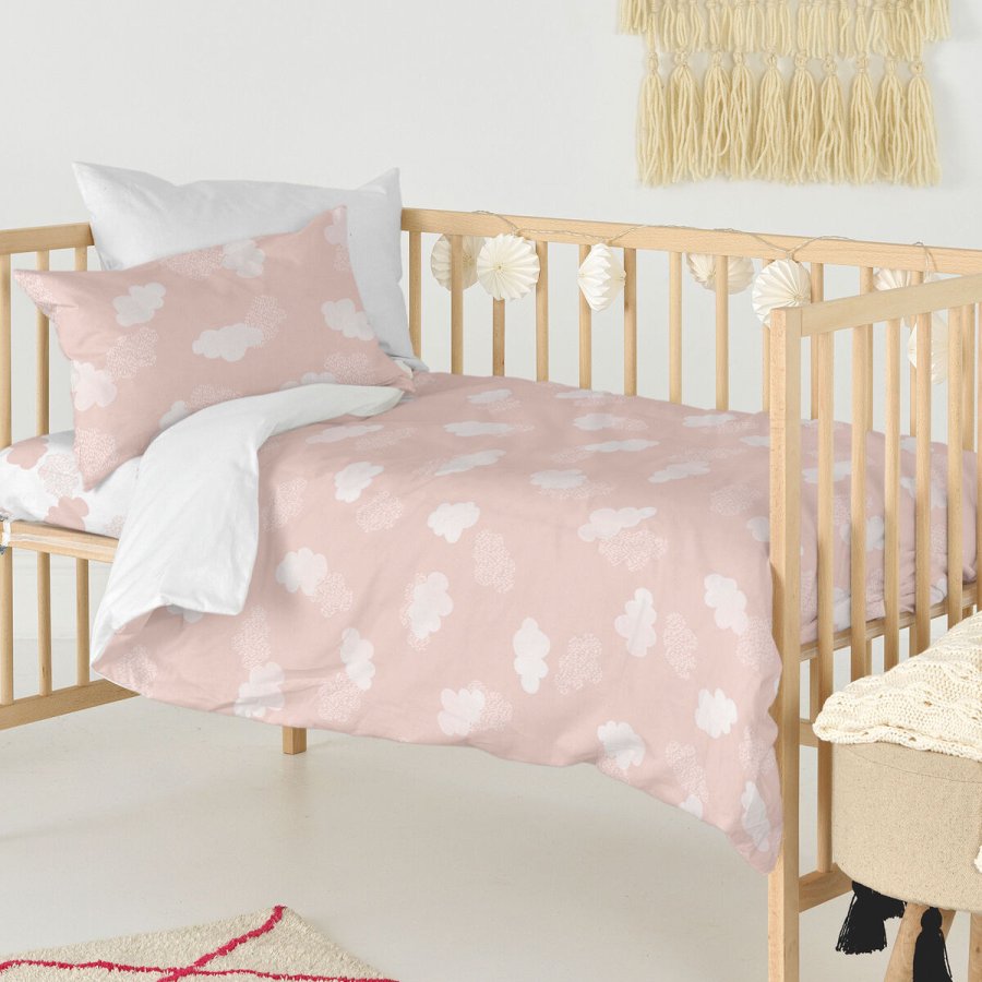 Dynebetrk st HappyFriday Basic Kids Pink Vugge til baby 2 Dele #16