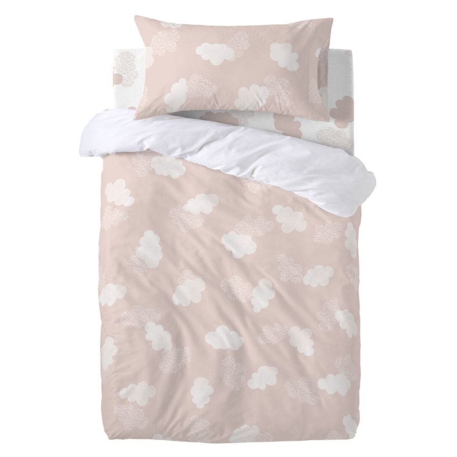 Dynebetrk st HappyFriday Basic Kids Pink Vugge til baby 2 Dele #1