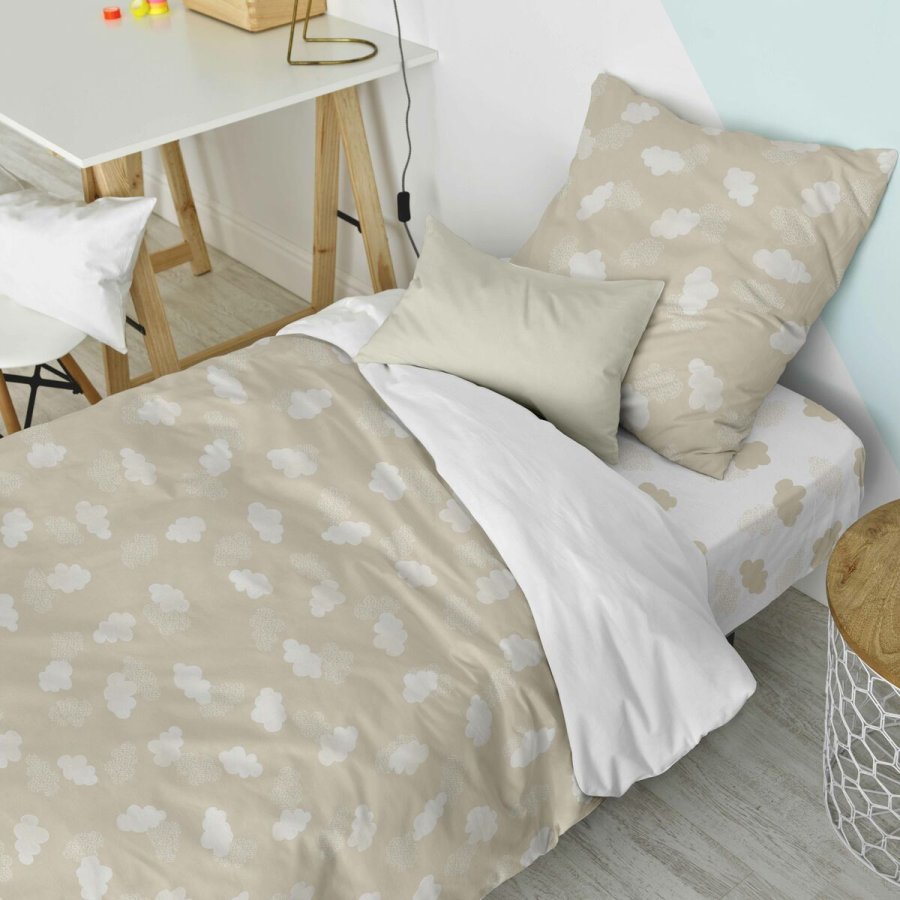 Dynebetrk st HappyFriday Basic Kids Beige Seng 80 2 Dele #6