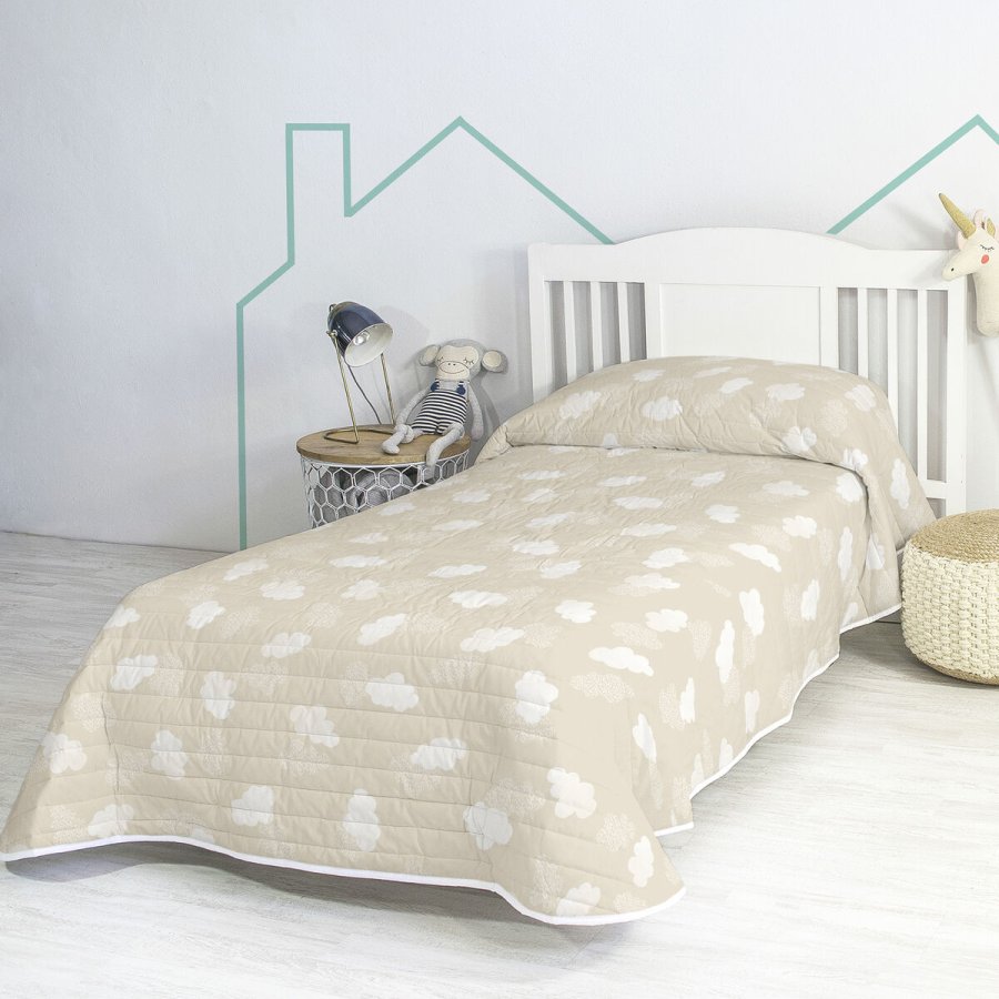 Sengetppe (vattppe) HappyFriday BASIC KIDS Beige 200 x 260 cm #1
