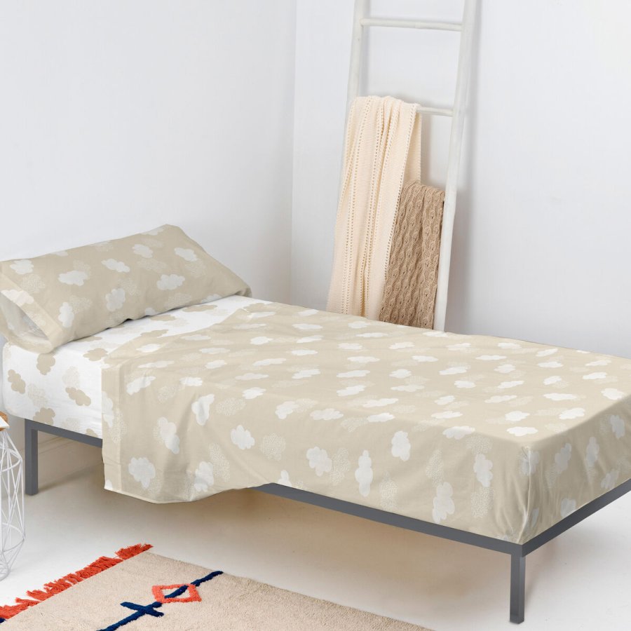 Sengetj st HappyFriday Basic Kids Clouds Beige Seng 105 180 x 270 cm 2 Dele #2