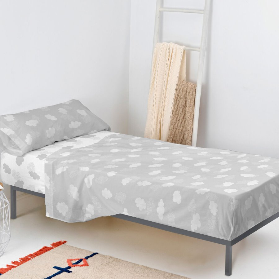 Sengetj st HappyFriday Basic Kids Clouds Gr Seng 105 180 x 270 cm 2 Dele #2