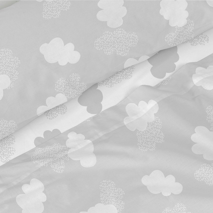 Sengetj st HappyFriday Basic Kids Clouds Gr Seng 105 180 x 270 cm 2 Dele #3