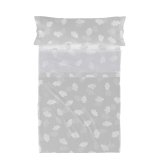 Sengetj st HappyFriday Basic Kids Clouds Gr Seng 105 180 x 270 cm 2 Dele #1