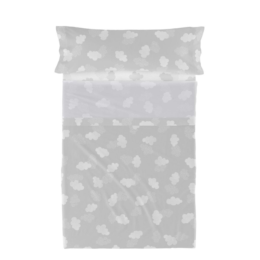 Sengetj st HappyFriday Basic Kids Clouds Gr Seng 105 180 x 270 cm 2 Dele #1