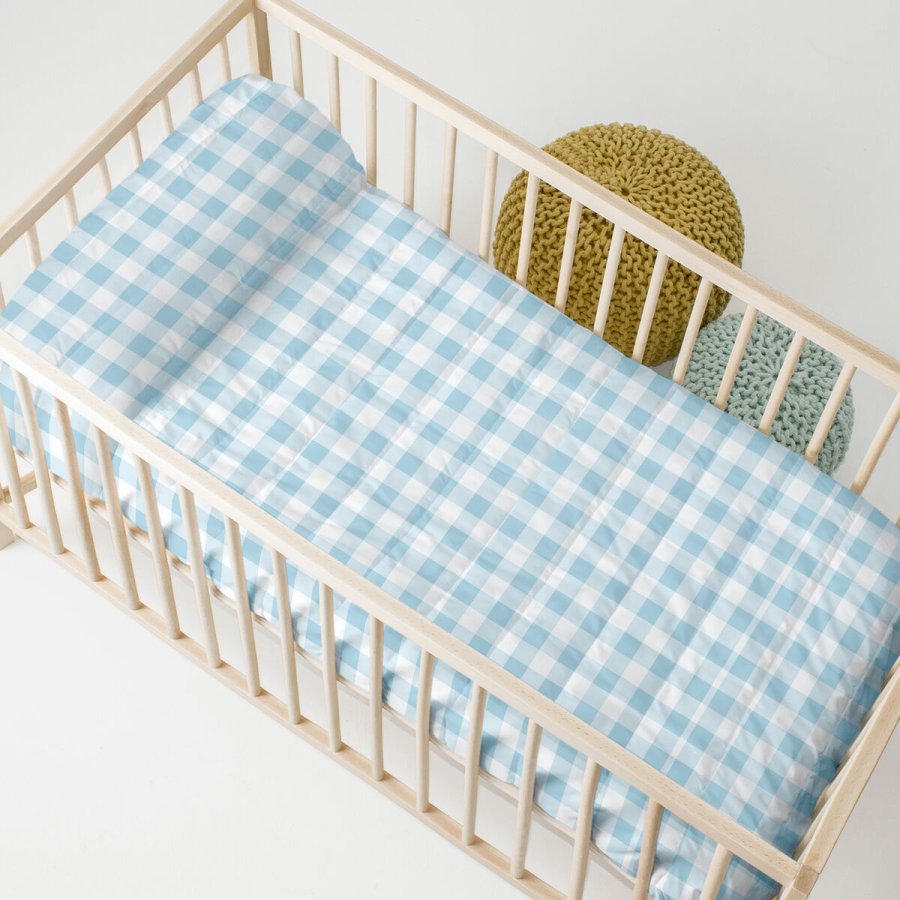 Sengetppe (vattppe) HappyFriday BASIC KIDS Bl 100 x 130 cm Vugge til baby #1