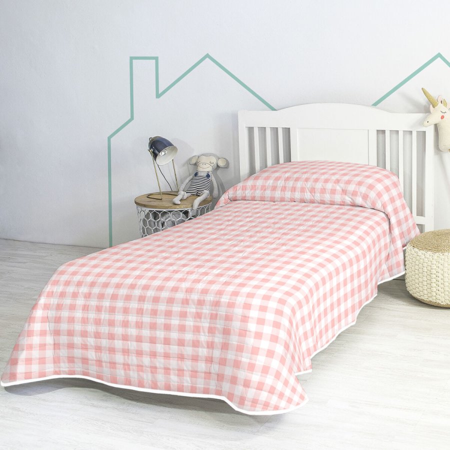 Sengetppe (vattppe) HappyFriday Basic Kids Pink 180 x 260 cm Skrm #2