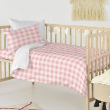 Dynebetrk st HappyFriday Basic Kids Pink Vugge til baby Skrm 2 Dele #11