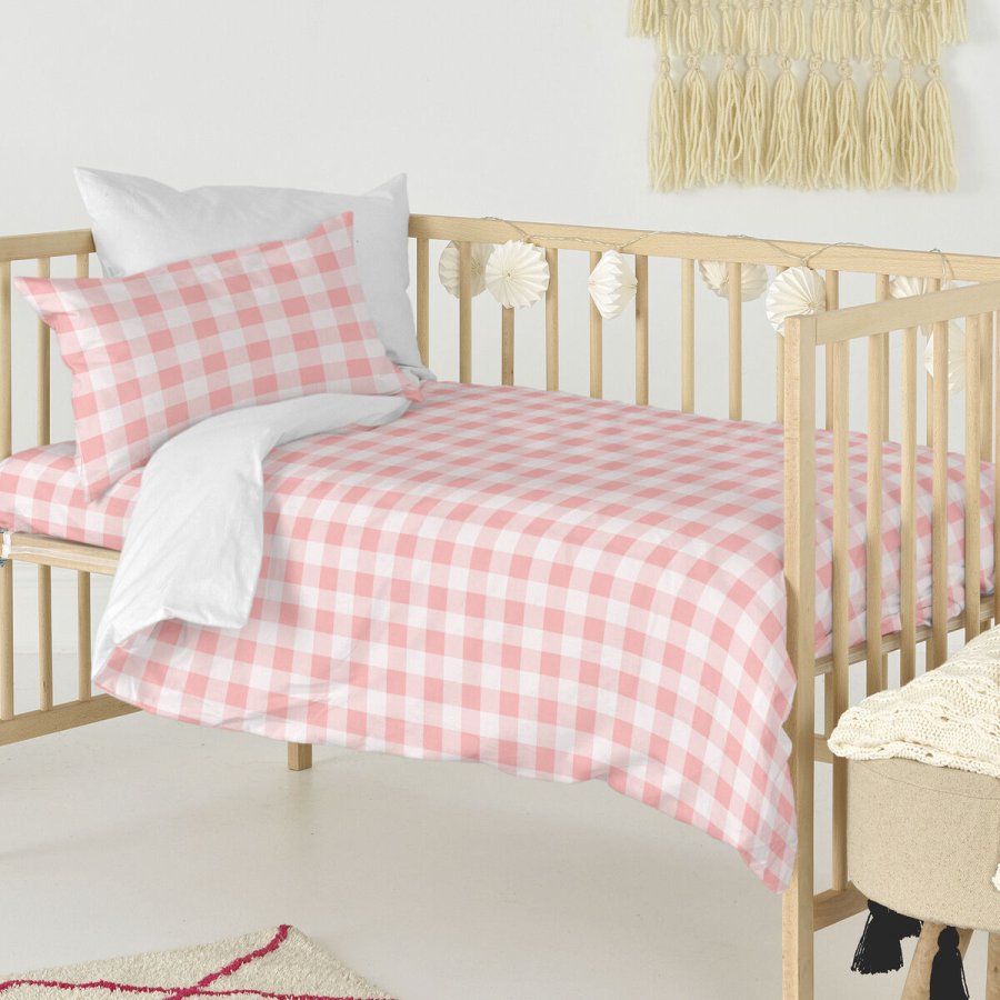 Dynebetrk st HappyFriday Basic Kids Pink Vugge til baby Skrm 2 Dele #11