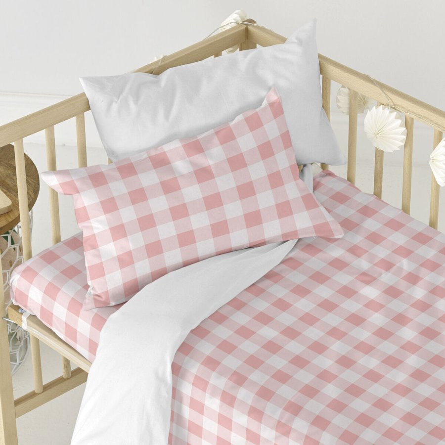 Dynebetrk st HappyFriday Basic Kids Pink Vugge til baby Skrm 2 Dele #16