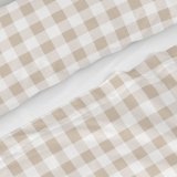 Sengetj st HappyFriday Basic Kids Vichy Beige Seng 105 180 x 270 cm 2 Dele #3