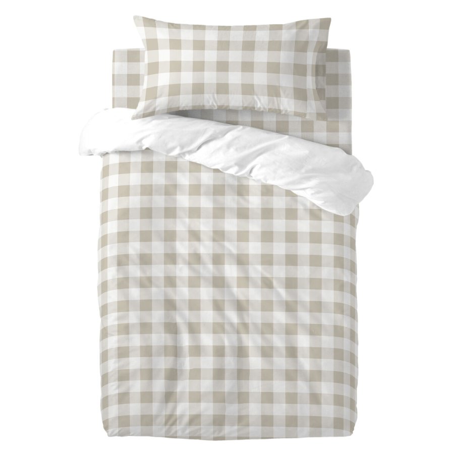 Sengetj til tremmeseng HappyFriday BASIC KIDS Beige Vugge til baby #1