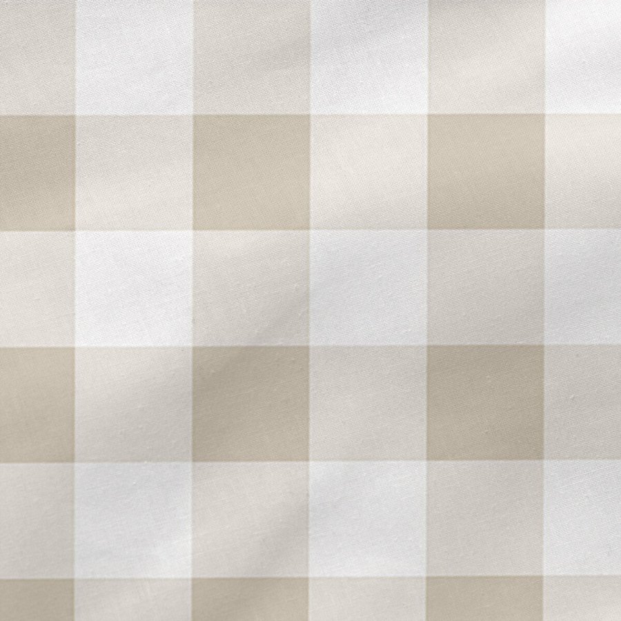 Dynebetrk uden fyld HappyFriday Basic Kids Vichy Beige 90 x 200 cm #5