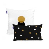 Pudebetrk HappyFriday Blanc Golden dots Multifarvet 2 Dele #1