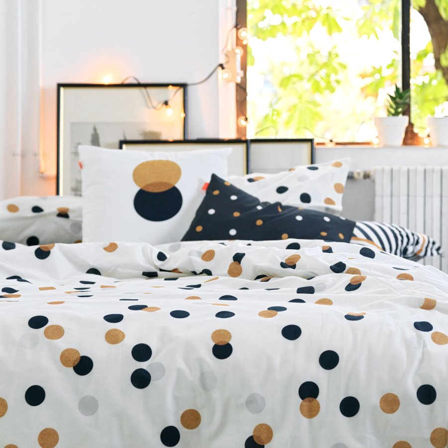 Nordisk cover HappyFriday Blanc Golden dots Multifarvet 220 x 220 cm #4