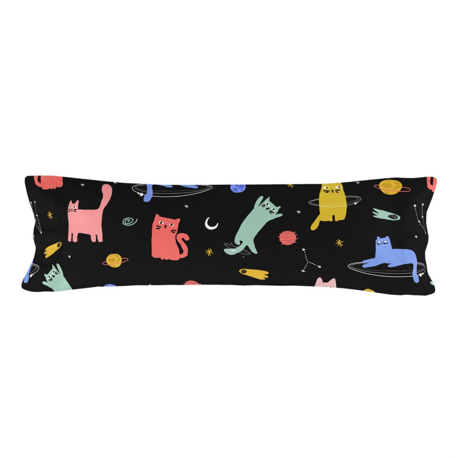 Pudebetrk HappyFriday Aware Cosmic cats Multifarvet 45 x 125 cm #1