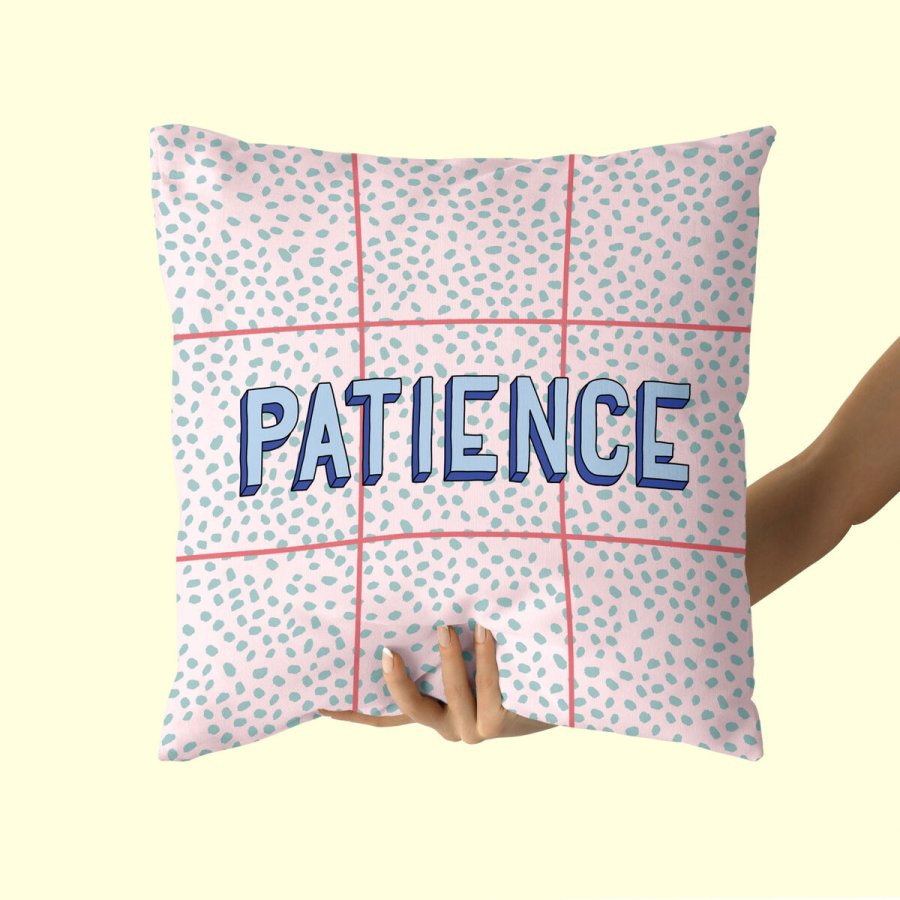 Pudebetrk HappyFriday Aware Patience Multifarvet 50 x 50 cm 2 Dele #4