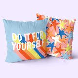 Pudebetrk HappyFriday Aware Do it  Multifarvet 50 x 50 cm 2 Dele #3