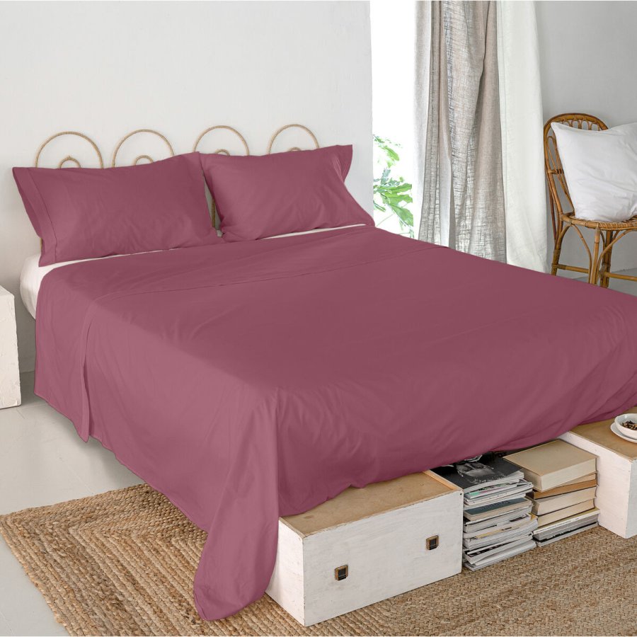 Toplagen HappyFriday Basic Magenta 180 x 270 cm #3