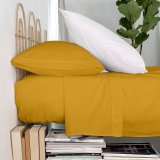 Toplagen HappyFriday Basic Sennep 240 x 270 cm #3