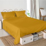 Toplagen HappyFriday Basic Sennep 240 x 270 cm #5