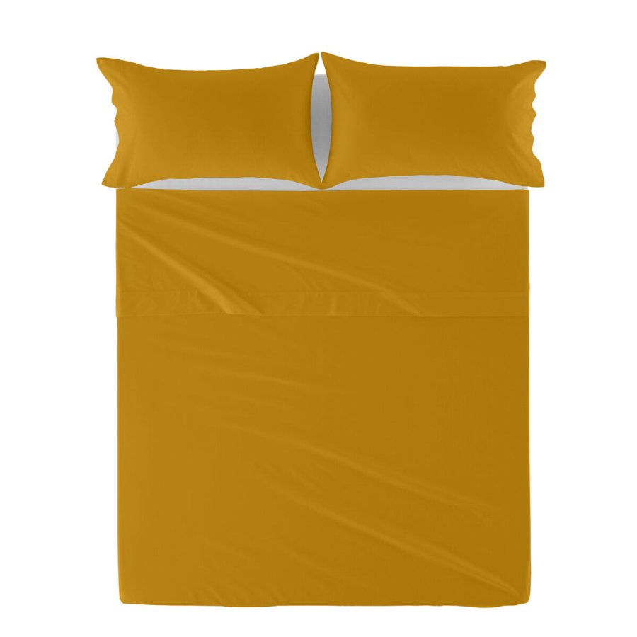 Toplagen HappyFriday Basic Sennep 260 x 270 cm #1