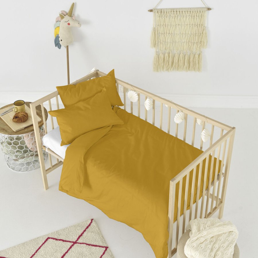 Dynebetrk st HappyFriday Basic Kids Sennep Vugge til baby 2 Dele #6