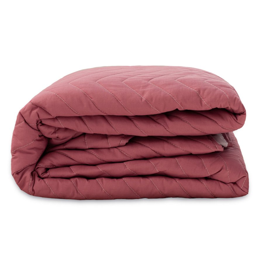 Sengetppe med to sider HappyFriday Basic Arista Hvid Magenta 270 x 260 cm #16