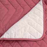 Sengetppe med to sider HappyFriday Basic Arista Hvid Magenta 270 x 260 cm #26