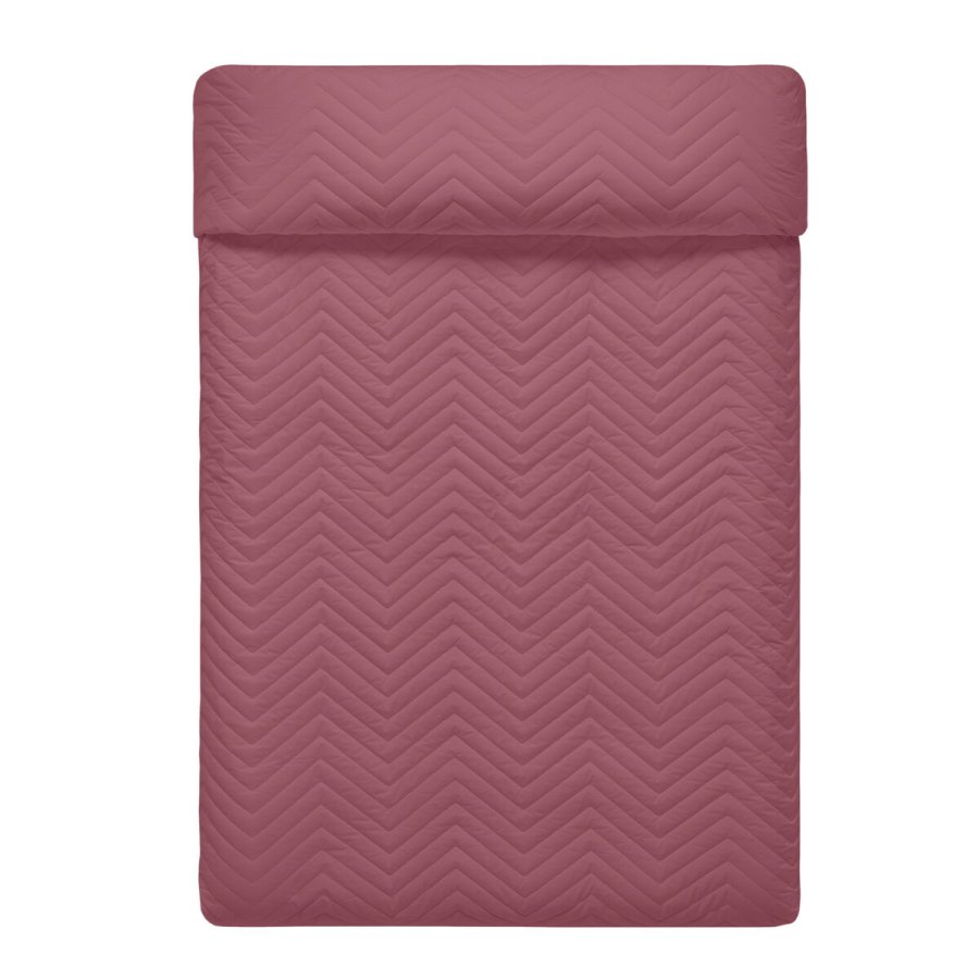 Sengetppe med to sider HappyFriday Basic Arista Hvid Magenta 270 x 260 cm #1