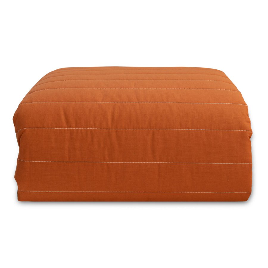 Sengetppe med to sider HappyFriday Basic Dash Orange 270 x 260 cm #31