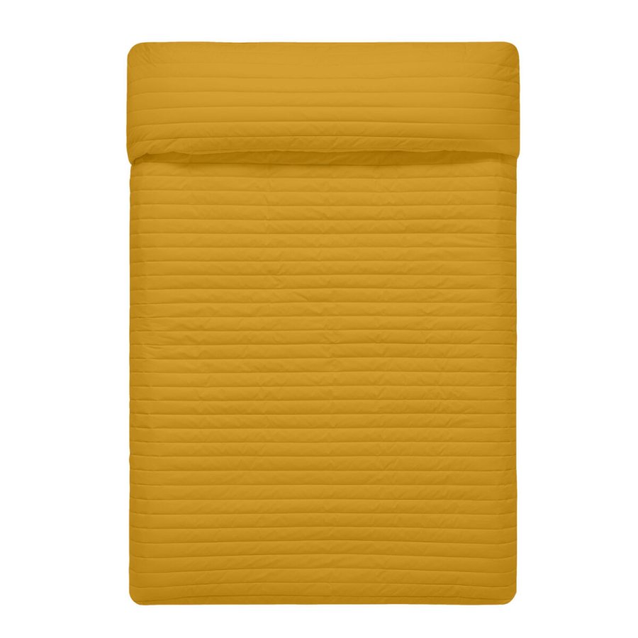 Sengetppe med to sider HappyFriday Basic Dash Gul Grn 180 x 260 cm #31