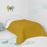 Sengetppe (vattppe) HappyFriday Basic Kids Dash Sennep 200 x 260 cm #3