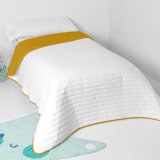 Sengetppe (vattppe) HappyFriday Basic Kids Dash Sennep 200 x 260 cm #6