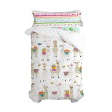 Dynebetrk st HappyFriday Moshi Moshi Cute Llamas Multifarvet 2 Dele #1