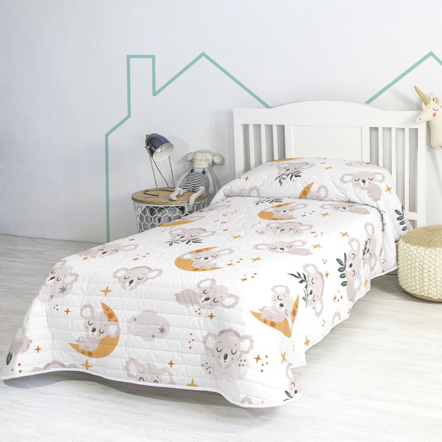 Sengetppe (vattppe) HappyFriday Moshi Moshi Multifarvet 180 x 260 cm Koala #2
