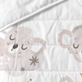 Sengetppe (vattppe) HappyFriday Moshi Moshi Multifarvet 180 x 260 cm Koala #3