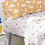 Monteret bundark HappyFriday MOSHI MOSHI Multifarvet 90 x 200 x 32 cm #2