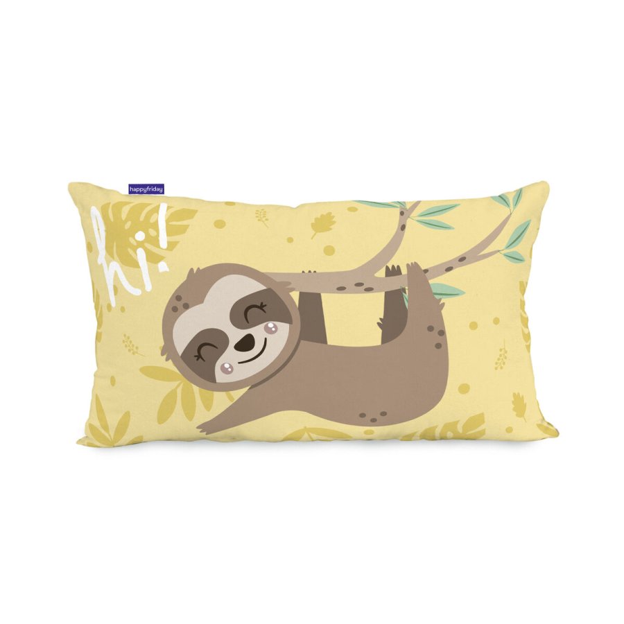 Pudebetrk HappyFriday Moshi Moshi Happy Sloth Multifarvet 50 x 30 cm #1