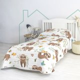 Sengetppe (vattppe) HappyFriday Moshi Moshi Multifarvet 180 x 260 cm Dovendyr #2