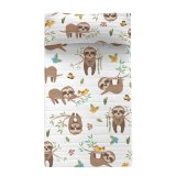 Sengetppe (vattppe) HappyFriday Moshi Moshi Multifarvet 180 x 260 cm Dovendyr #1