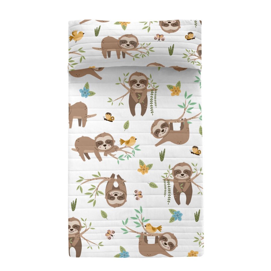 Sengetppe (vattppe) HappyFriday Moshi Moshi Multifarvet 180 x 260 cm Dovendyr #1