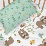 Monteret bundark HappyFriday Moshi Moshi Happy Sloth Multifarvet 70 x 140 x 14 cm #2