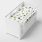 Monteret bundark HappyFriday Moshi Moshi Happy Sloth Multifarvet 70 x 140 x 14 cm #4