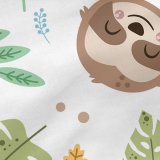 Monteret bundark HappyFriday Moshi Moshi Happy Sloth Multifarvet 70 x 140 x 14 cm #5