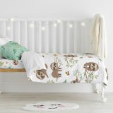 Dynebetrk st HappyFriday Moshi Moshi Happy Sloth Multifarvet Vugge til baby 2 Dele #21