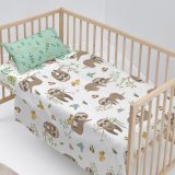 Sengetj st HappyFriday Moshi Moshi Happy sloth Multifarvet Vugge til baby 2 Dele #3