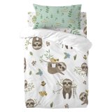 Pudebetrk HappyFriday Moshi Moshi Happy Sloth Multifarvet 50 x 75 cm #4