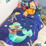 Dynebetrk st HappyFriday Mr Fox Happy mermaid Multifarvet Seng 105 2 Dele #11