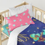 Dynebetrk st HappyFriday Mr Fox Happy mermaid Multifarvet Vugge til baby 2 Dele #16